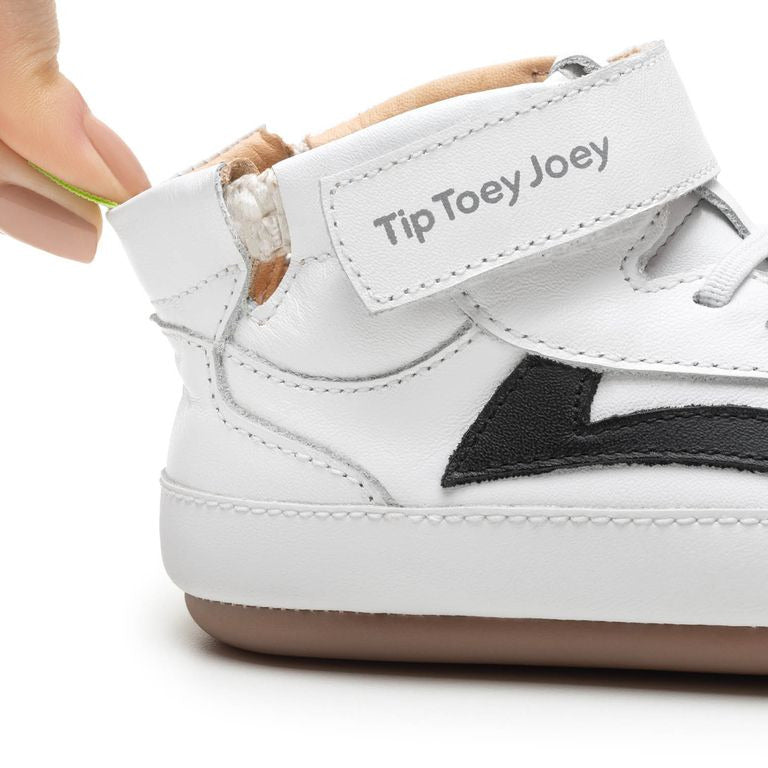 Tip Toey Joey Primeiros Landy High Top White Black