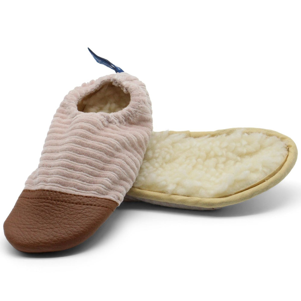 Les Pas Petits Velours Rose Pâle