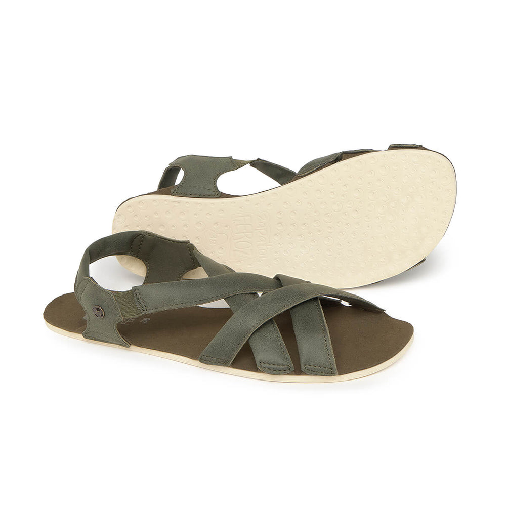 Zapato Feroz Adulto Meliana Kaki Serraje