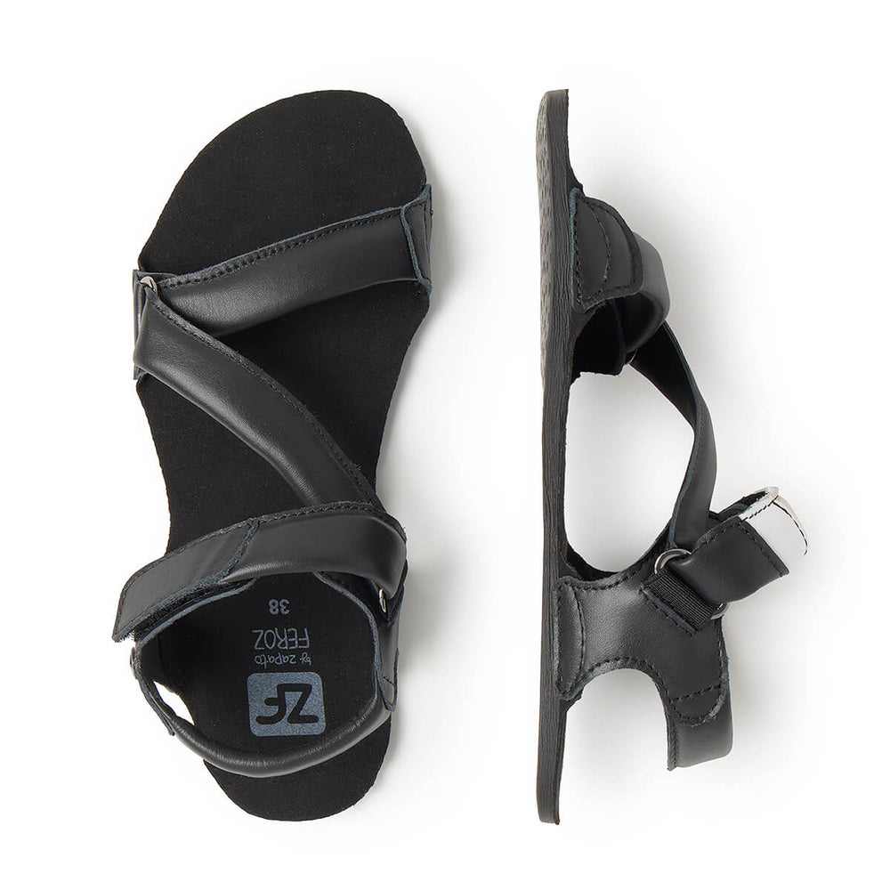 Zapato Feroz Adulte Freekers Oliva Negro Piel