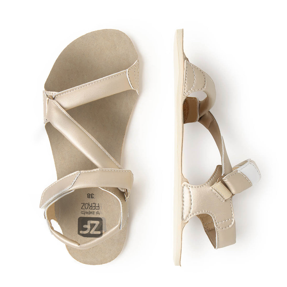 Zapato Feroz Adulte Freekers Oliva Oro Microfibra