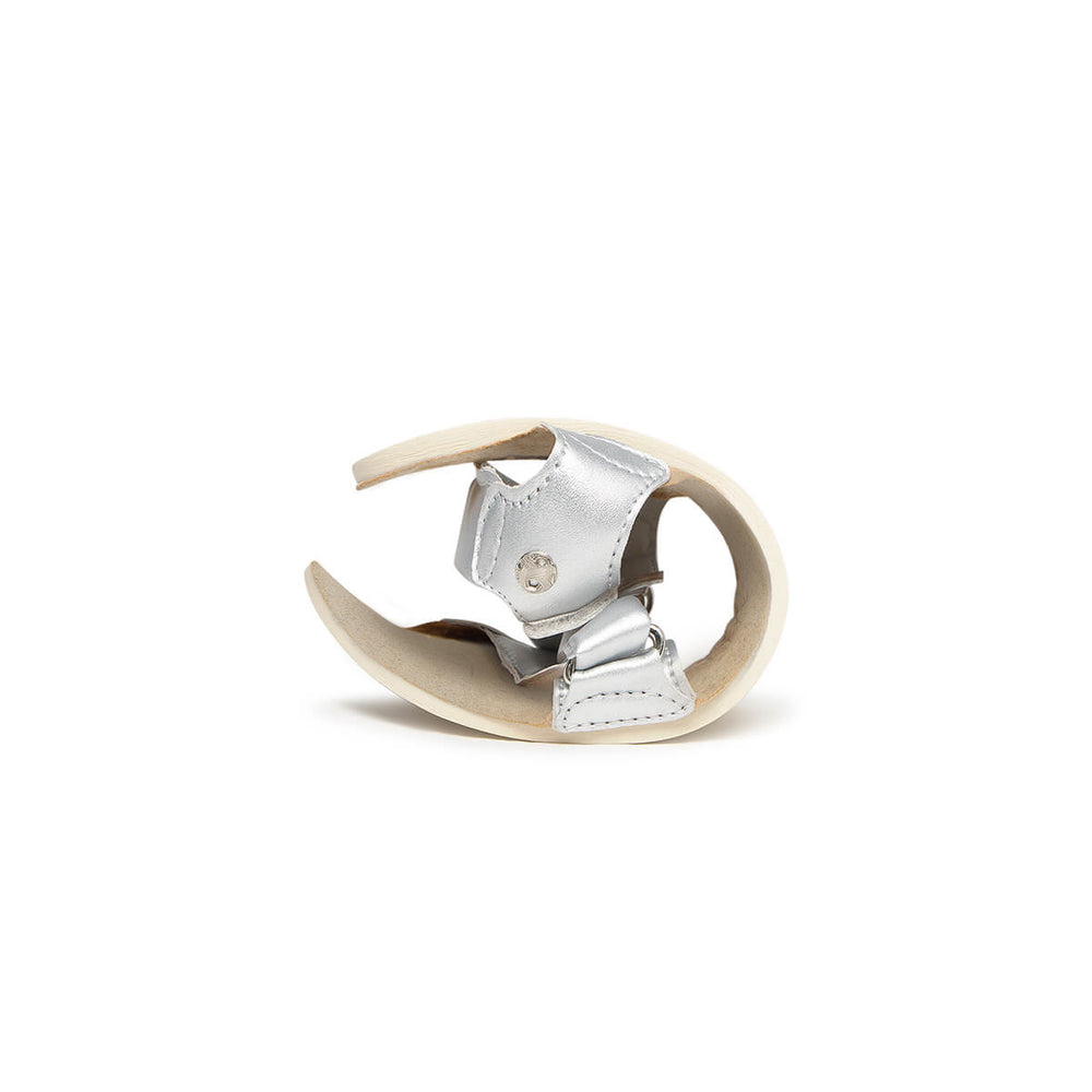 Zapato Feroz Adulto Oliva Plata Microfibra