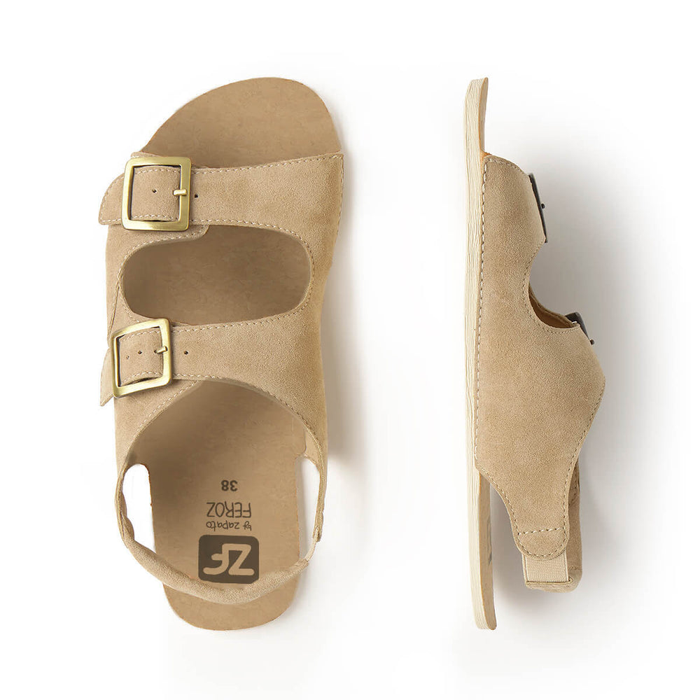 Zapato Feroz Adulto Saler Beige Serraje