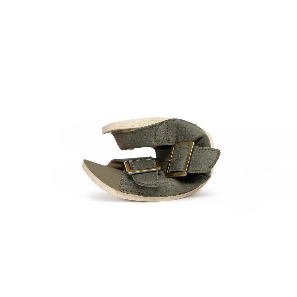 Zapato Feroz Adulto Saler Kaki Microfibra Serraje