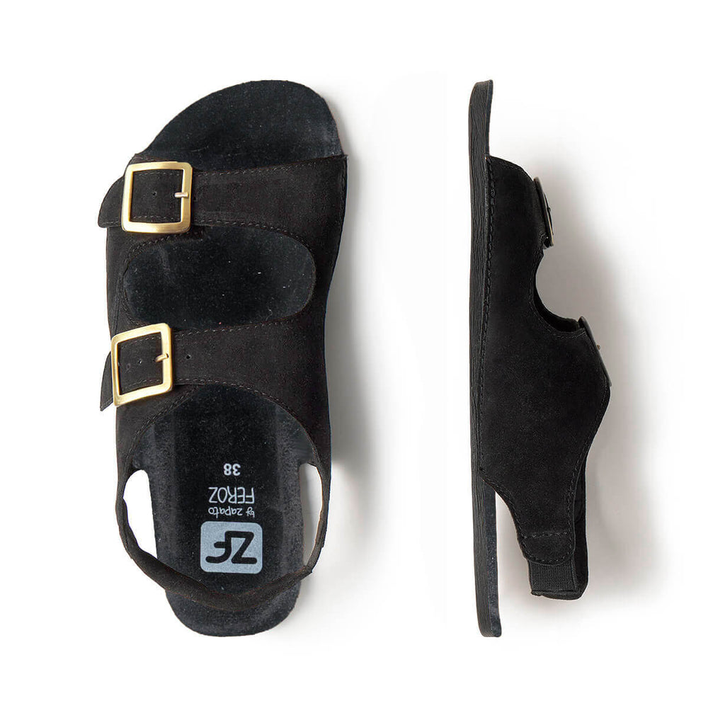 Zapato Feroz Adulto Saler Negro Serraje