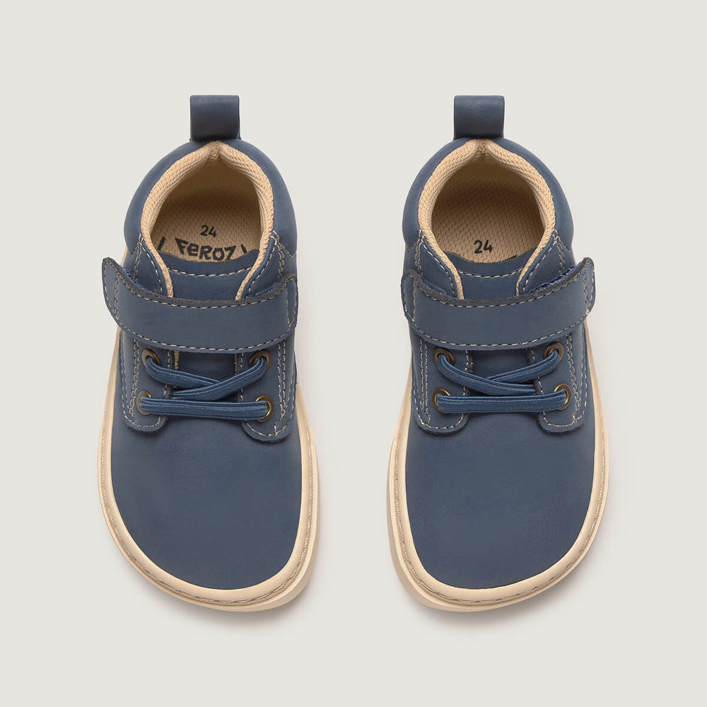 Feroz Rocker Albaida Azul Denim Microfibra Nobuck