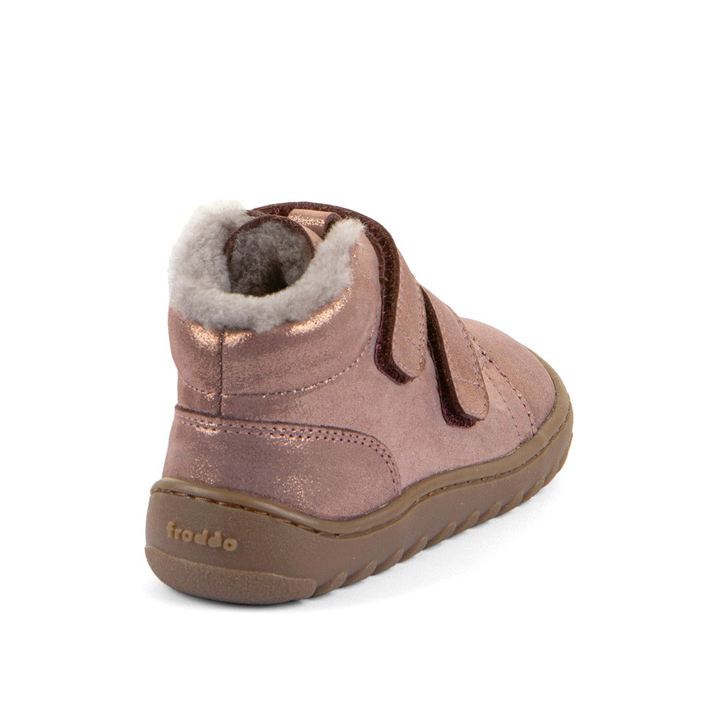Froddo Barefoot Up Furry Pink Gold