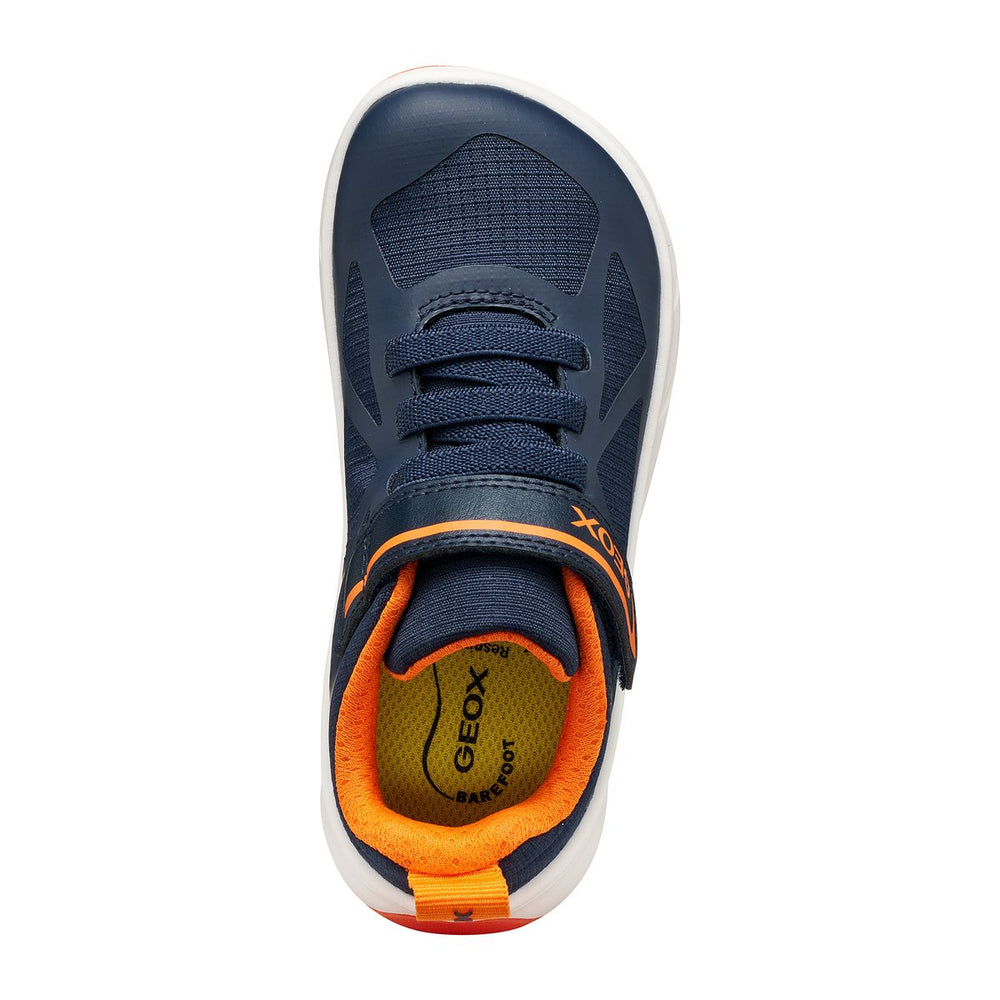 Geox Barefoot Foot Run Bleu Marine Orange