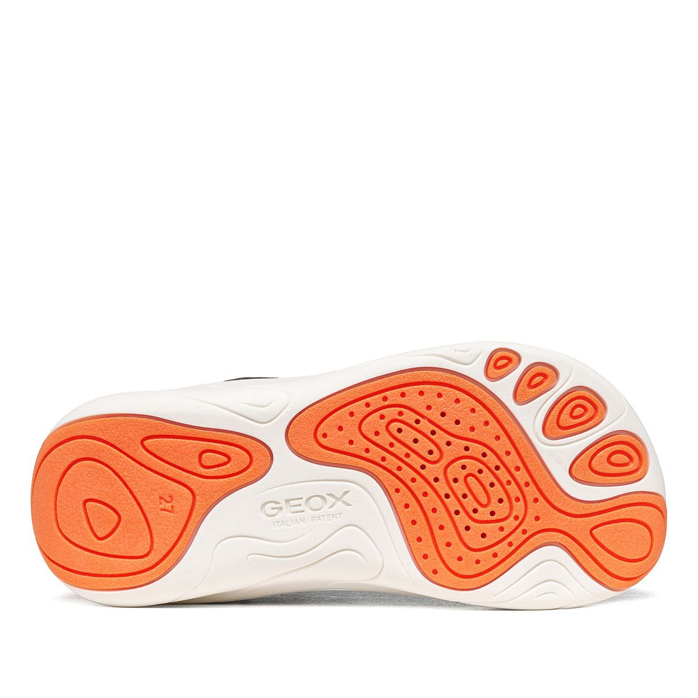 Geox Barefoot Foot Run Bleu Marine Orange