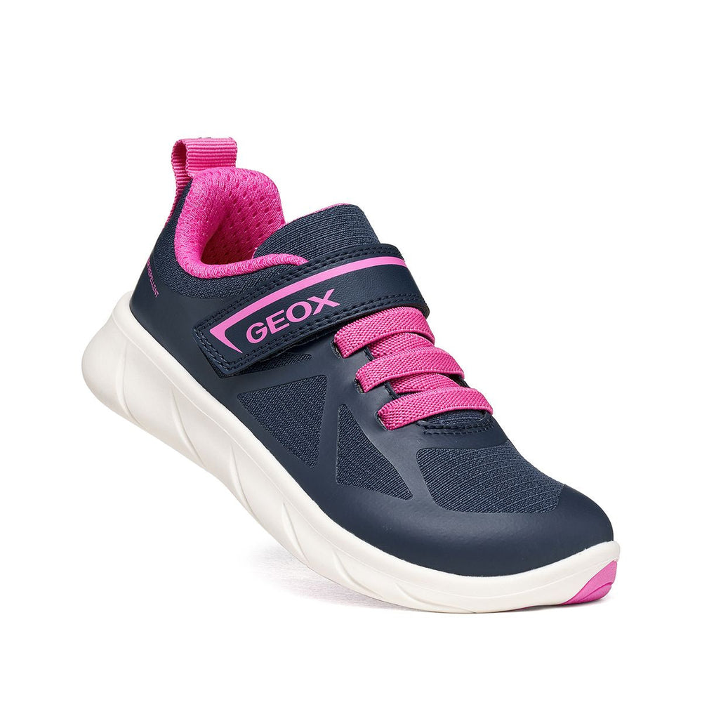 Geox Barefoot Foot Run Bleu Marine Fuchsia