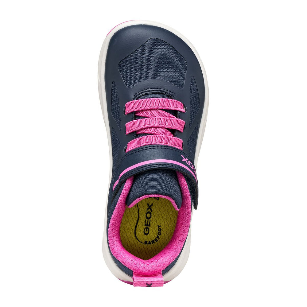 Geox Barefoot Foot Run Bleu Marine Fuchsia