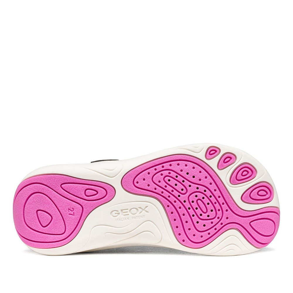 Geox Barefoot Foot Run Bleu Marine Fuchsia