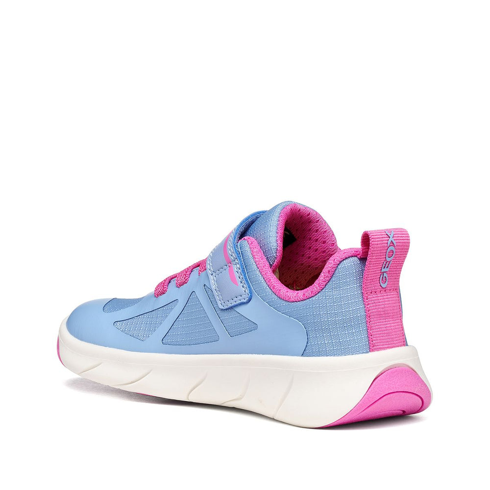 Geox Barefoot Foot Run Lt Blue Fuchsia