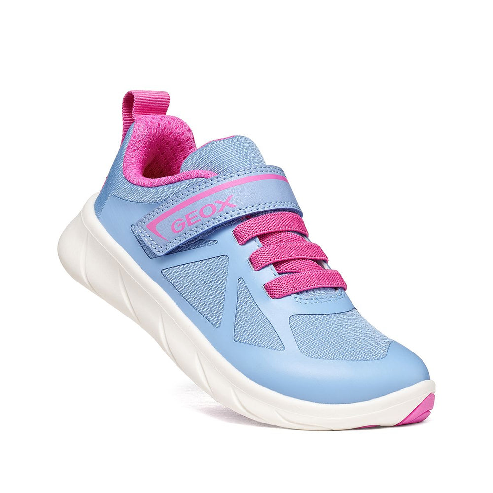 Geox Barefoot Foot Run Lt Blue Fuchsia