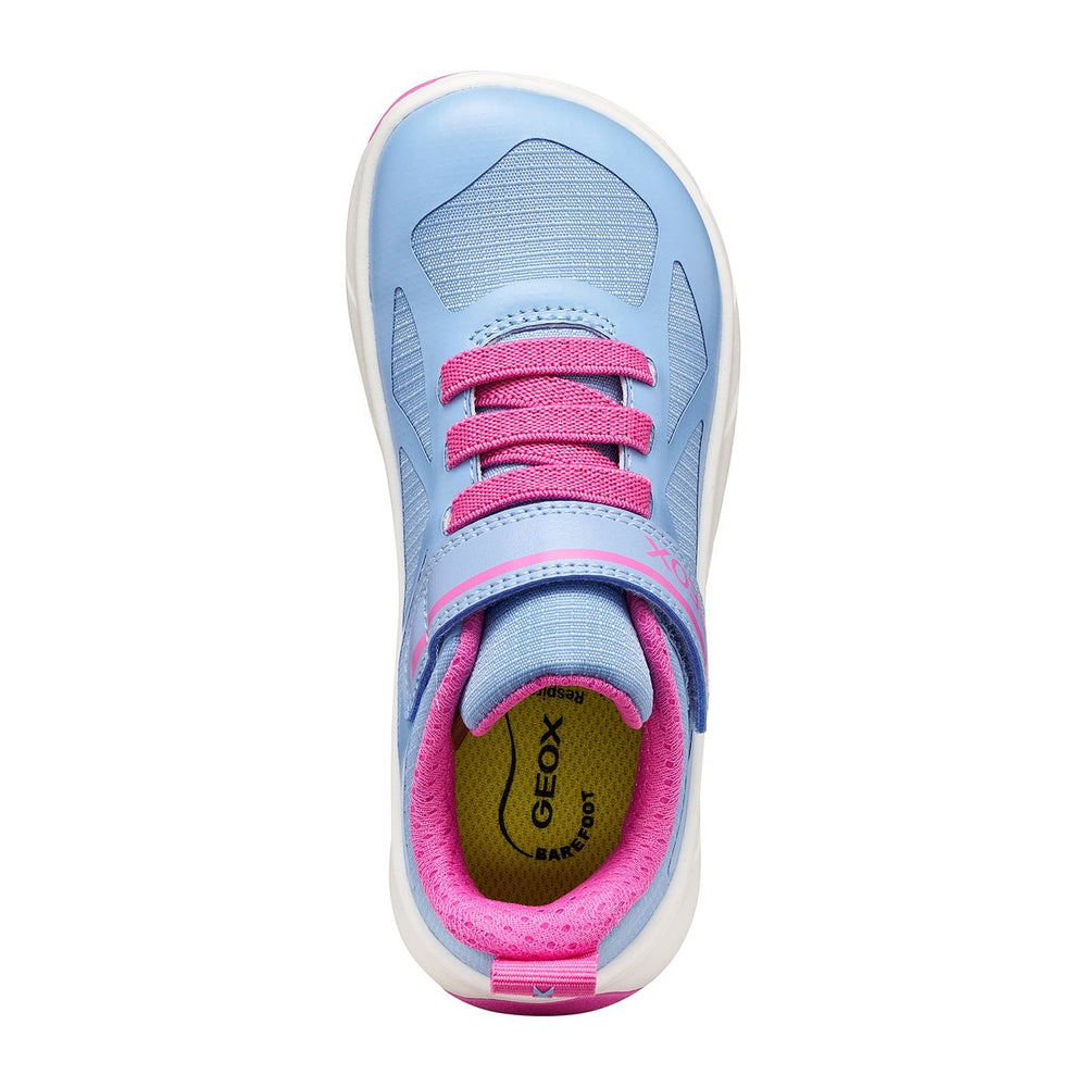 Geox Barefoot Foot Run Lt Blue Fuchsia