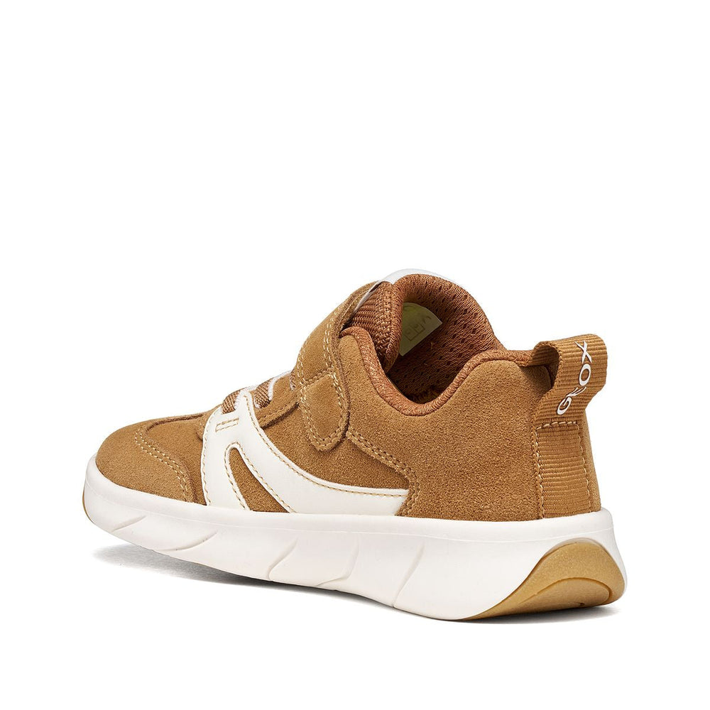 Geox Barefoot Sport Run Caramel White