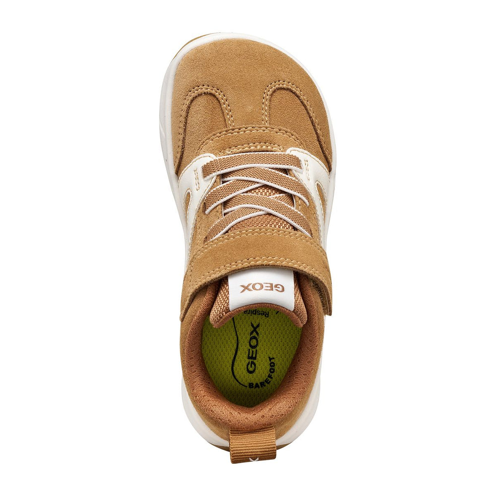 Geox Barefoot Sport Run Caramel White