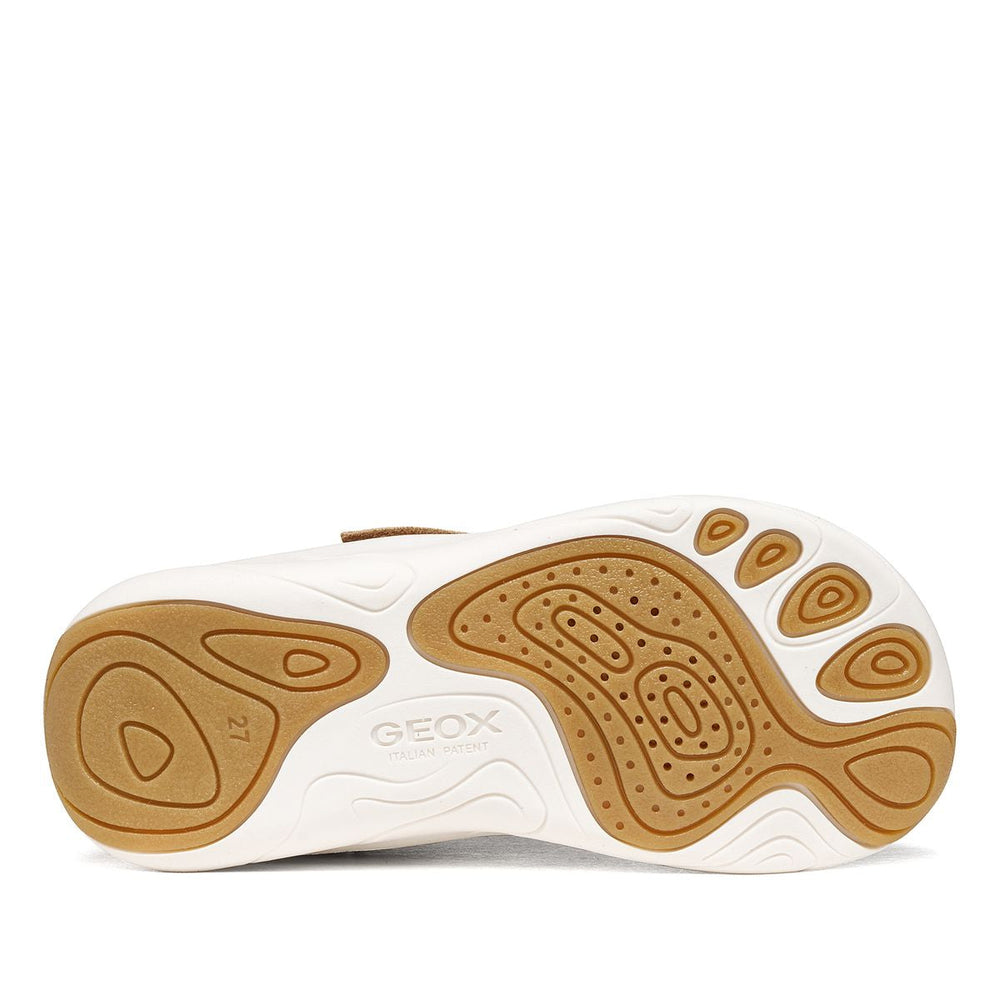 Geox Barefoot Sport Run Caramel White