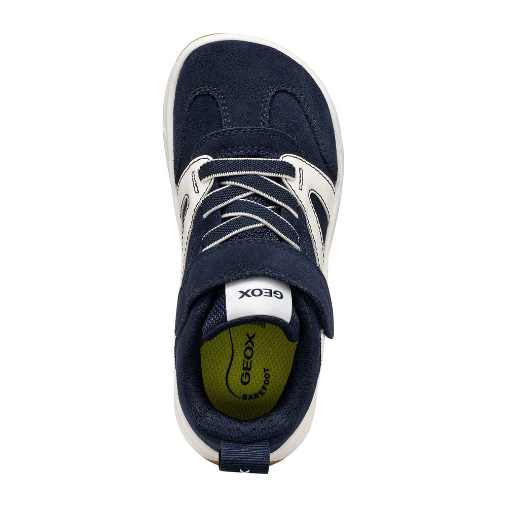 Geox Barefoot Sport Run Dk Navy White
