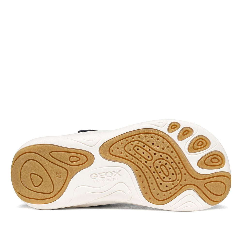 Geox Barefoot Sport Run Dk Navy White