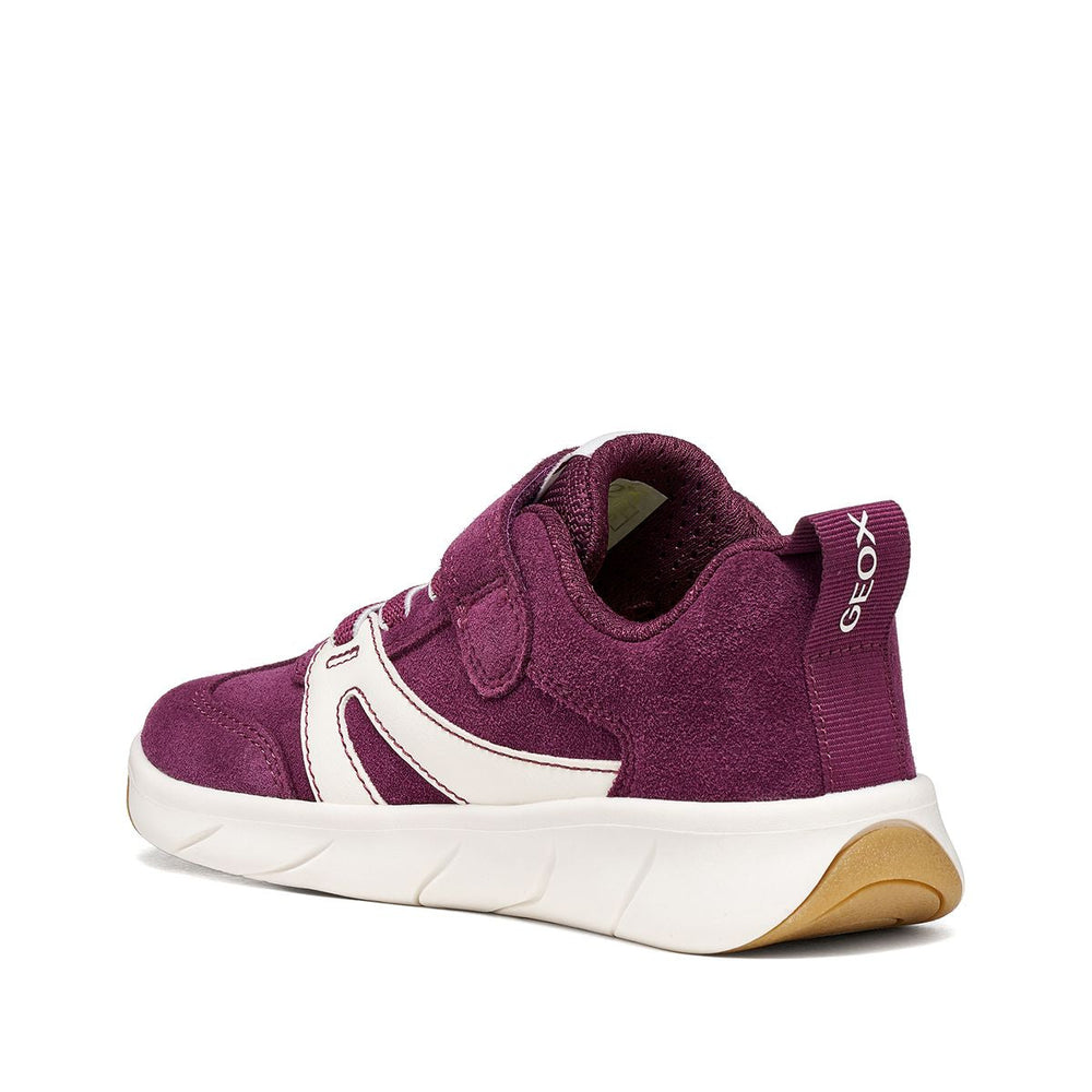 Geox Barefoot Sport Run Dk Purple White