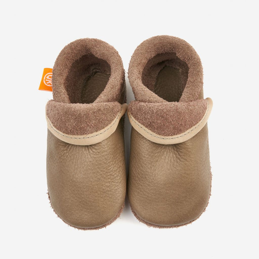 Orangenkinder Pantuflas Beige