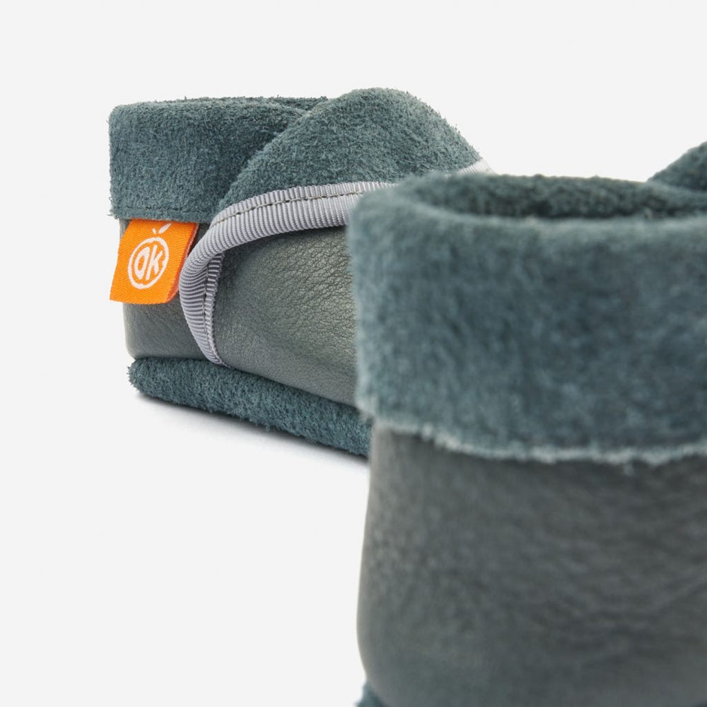 Orangenkinder Pantuflas Gris Azulado