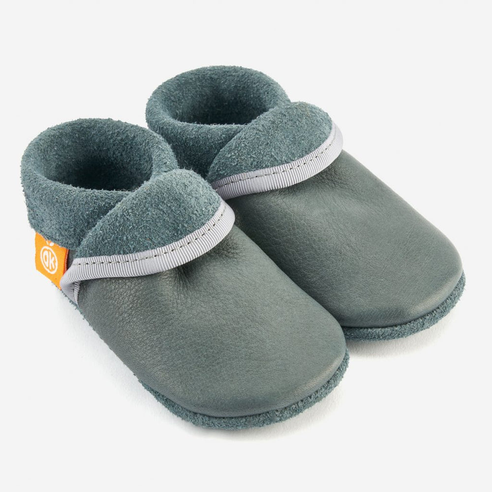 Orangenkinder Pantuflas Gris Azulado