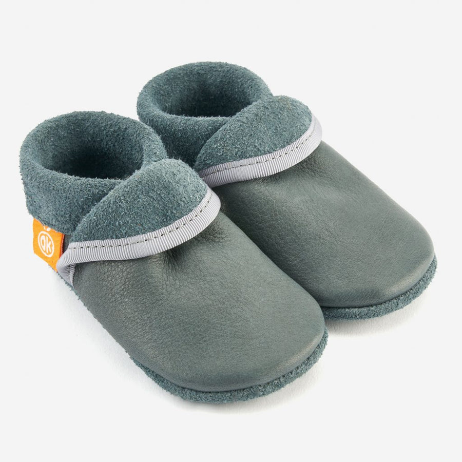 Orangenkinder Pantuflas Gris Azulado