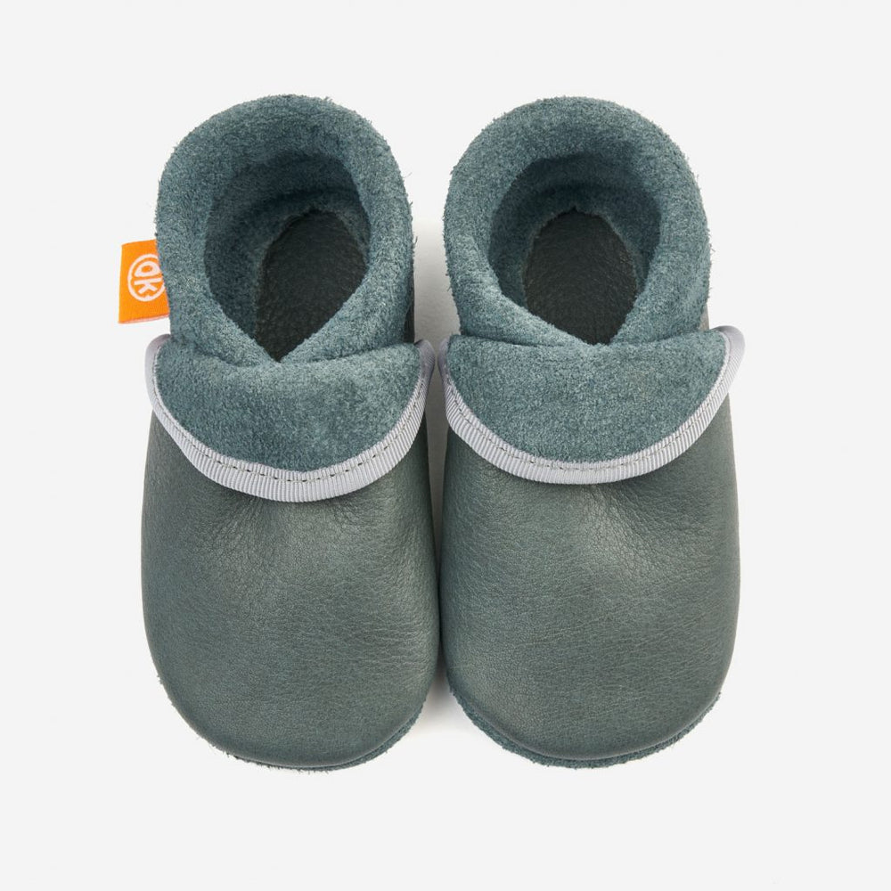 Orangenkinder Pantuflas Gris Azulado