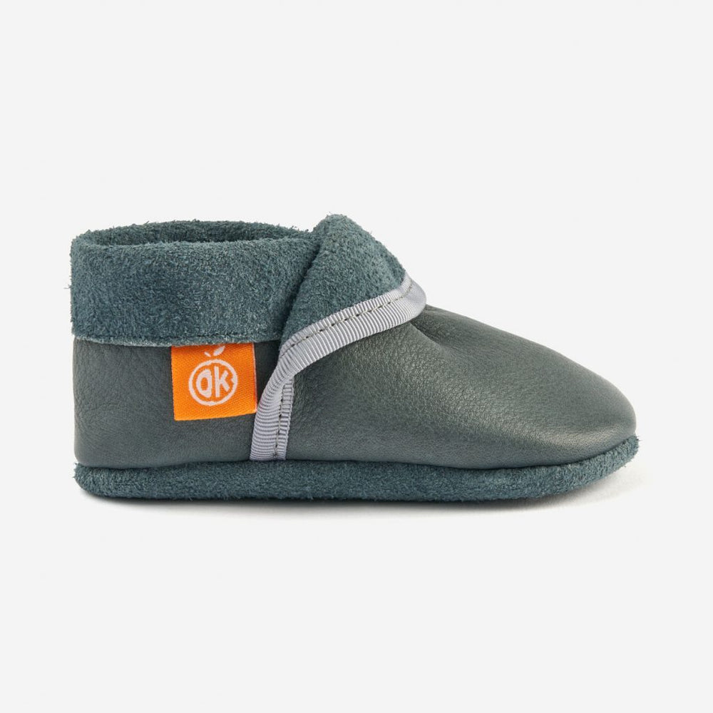Orangenkinder Pantuflas Gris Azulado
