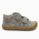 Naturino Barefoot Orec Velcros Suede Cyclamens Dark Grey