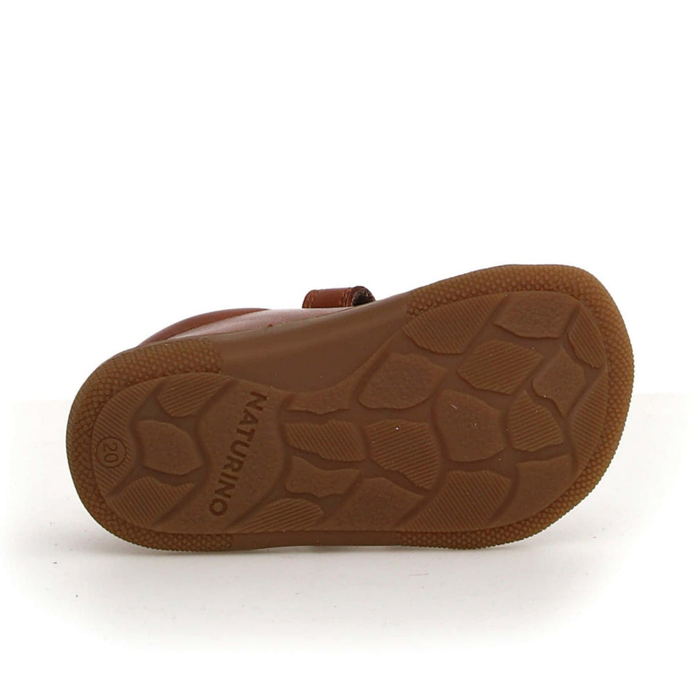Naturino Barefoot Orec Velcros Cuoio