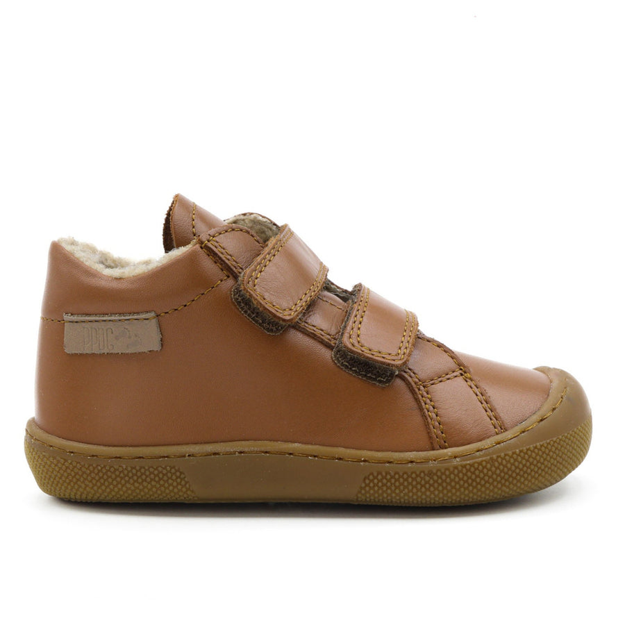 Naturino Barefoot Kommy Velcros Wool Cuoio