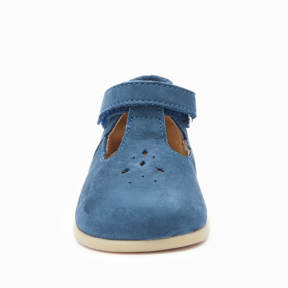 Babybotte barefoot Paris Velcros Bleu