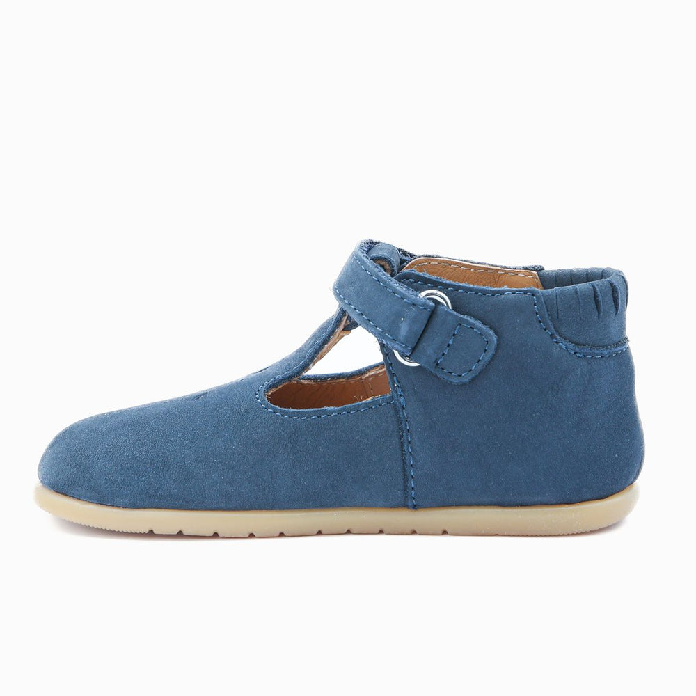 Babybotte barefoot Paris Velcros Bleu