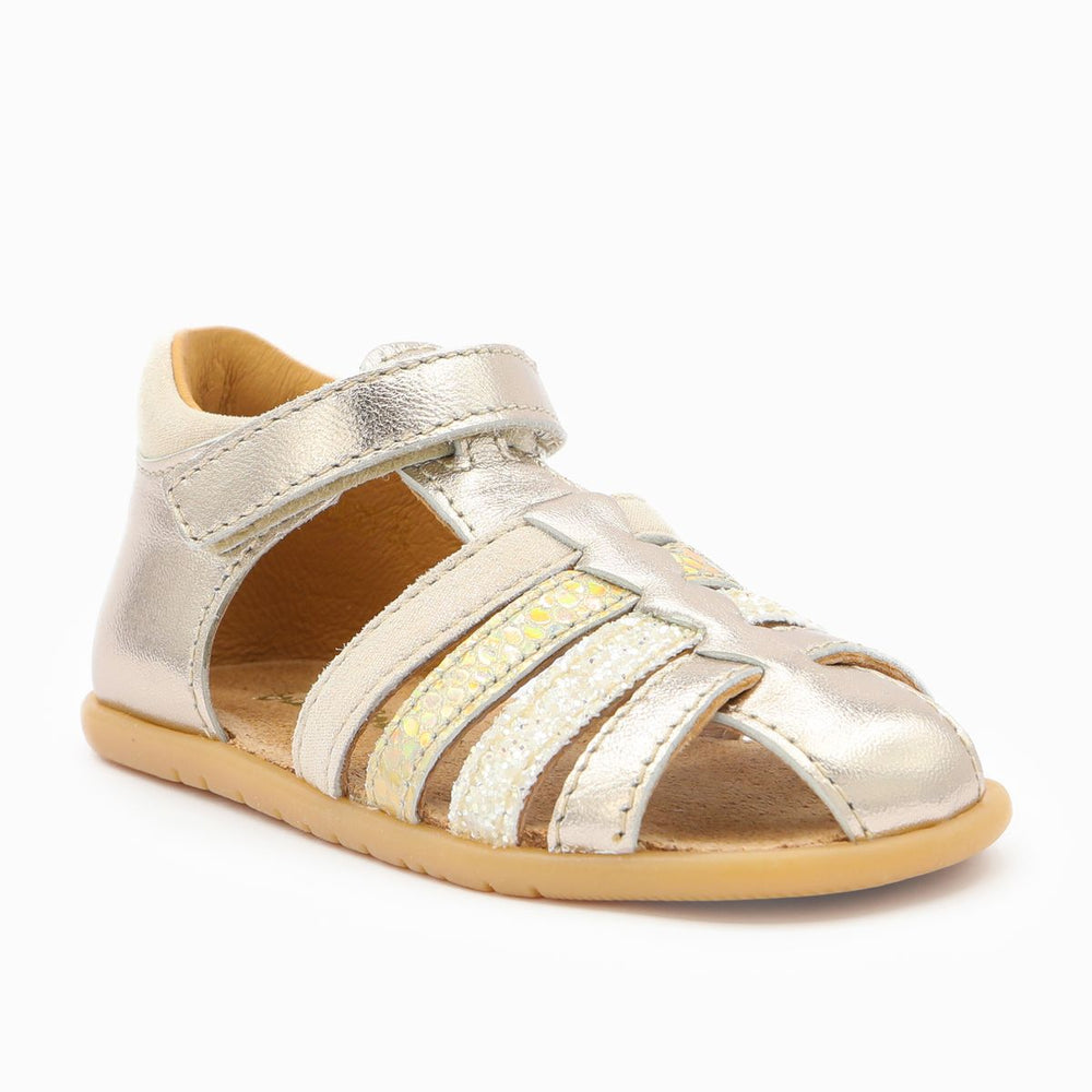 Babybotte barefoot Gaufrette Velcros Platine
