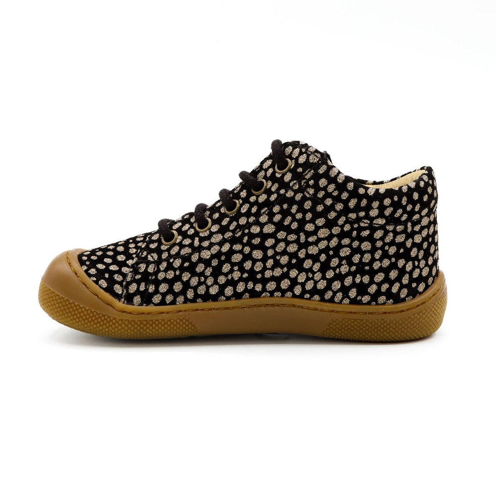 Naturino Barefoot Orec Cordones Negro Puntos Oro