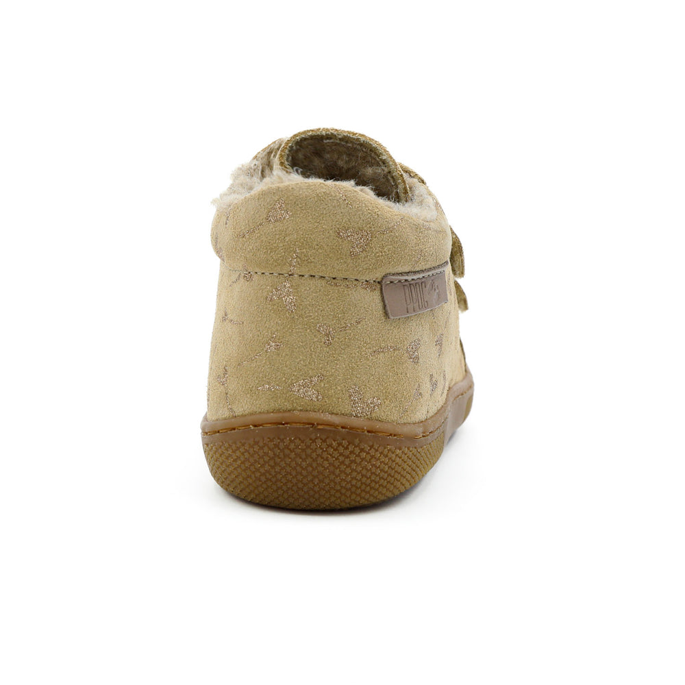 Naturino Barefoot Kommy Forro Flores Beige Oro