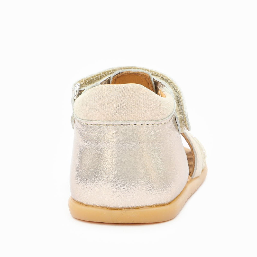 Babybotte barefoot Gaufrette Velcros Platine