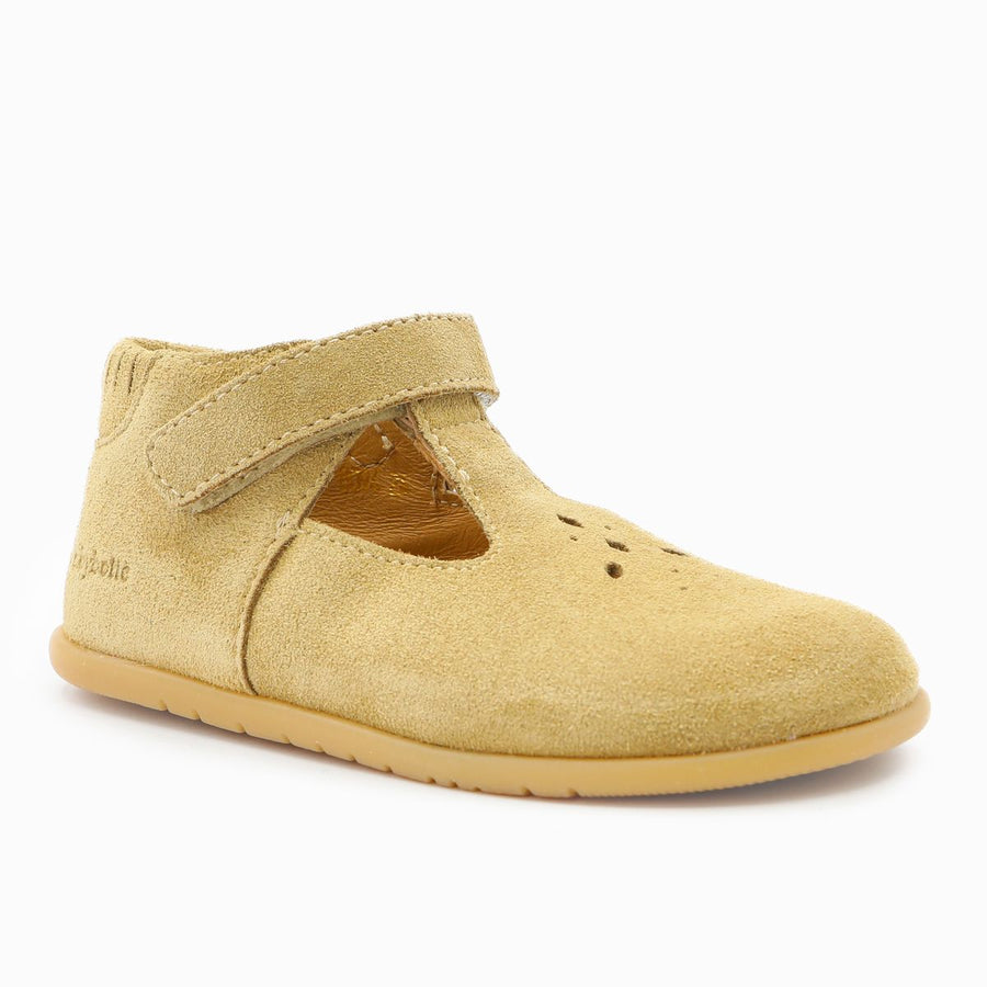 Babybotte barefoot Paris Velcros Beige