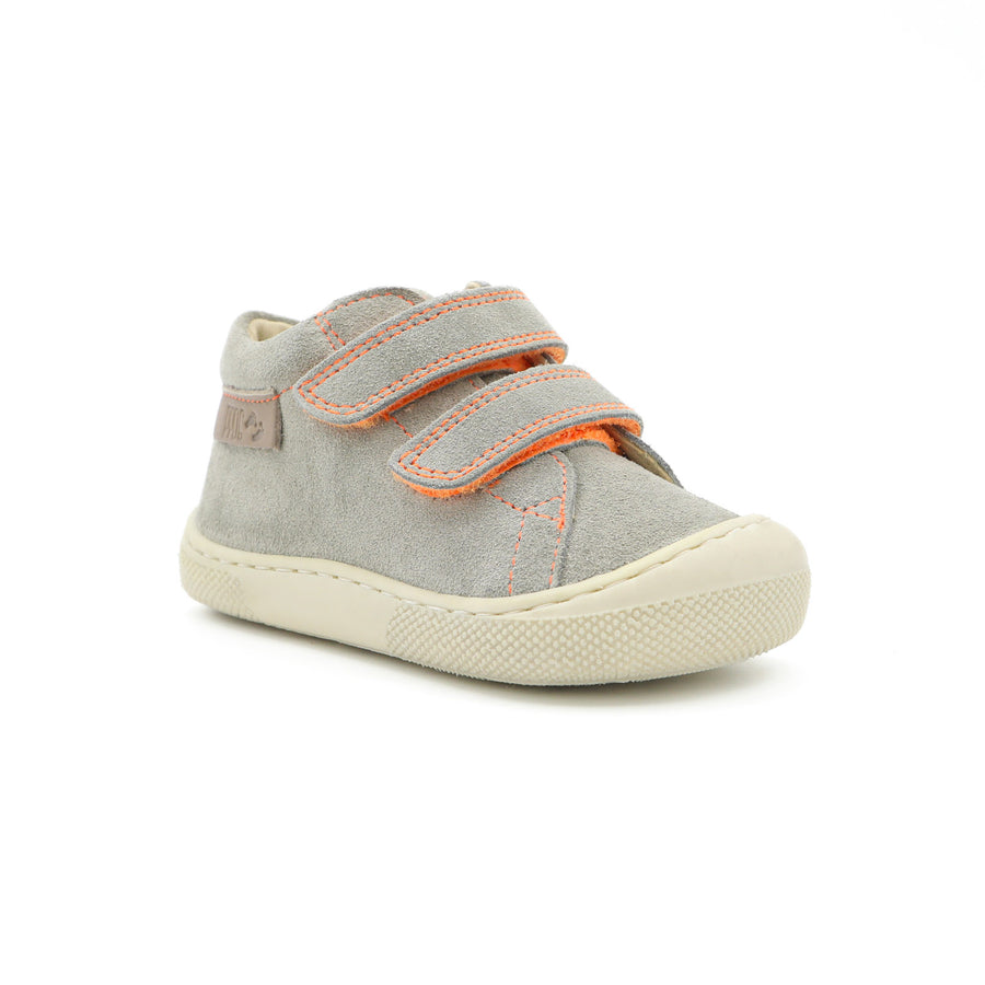 Naturino Barefoot Orec Velcros Topo Naranja Fluor