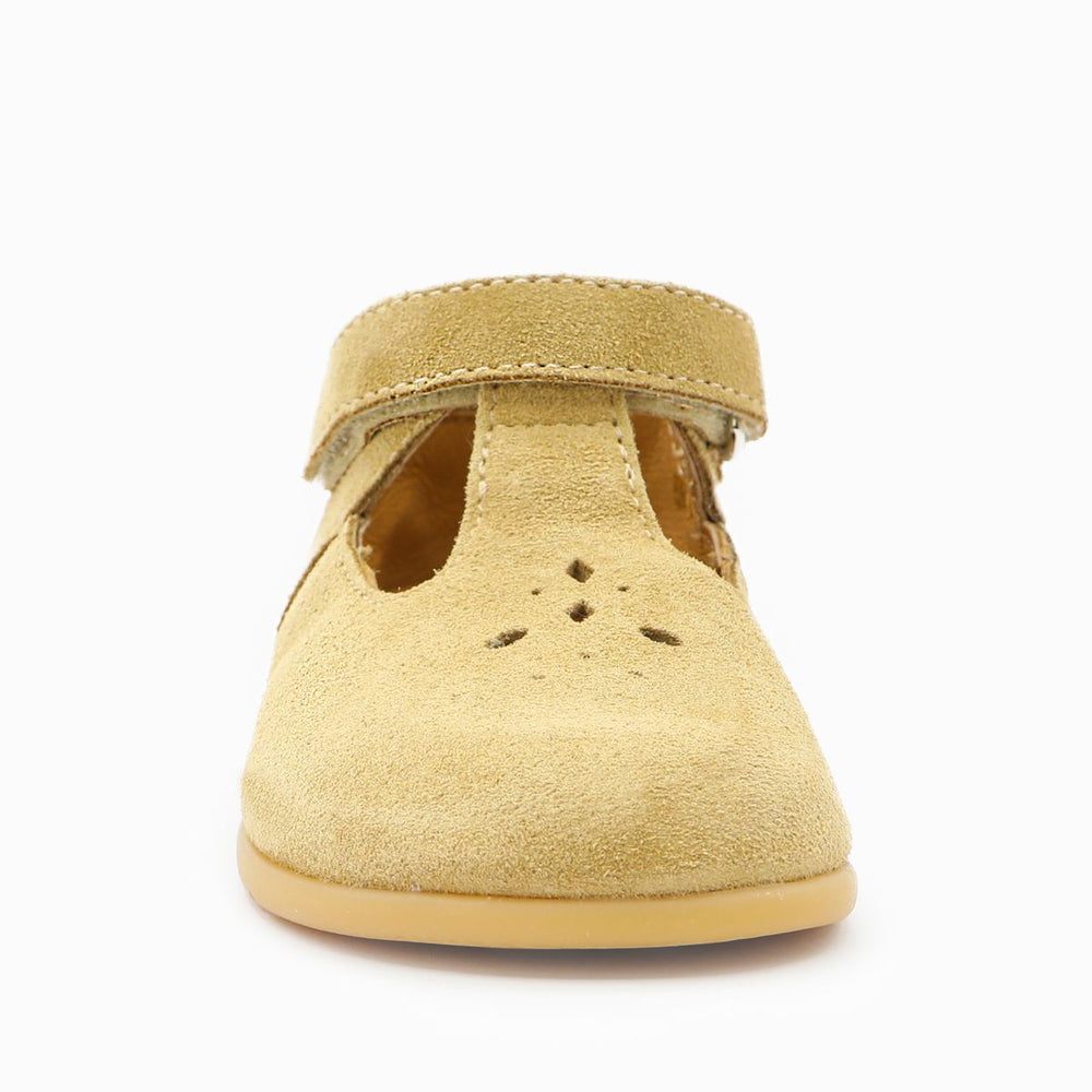 Babybotte barefoot Paris Velcros Beige