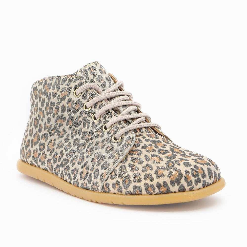 Babybotte barefoot Fredy Zip Léopard