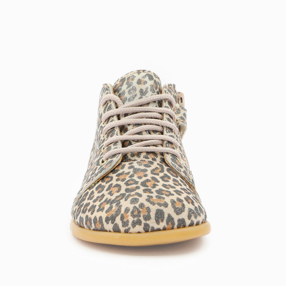 Babybotte barefoot Fredy Zip Léopard