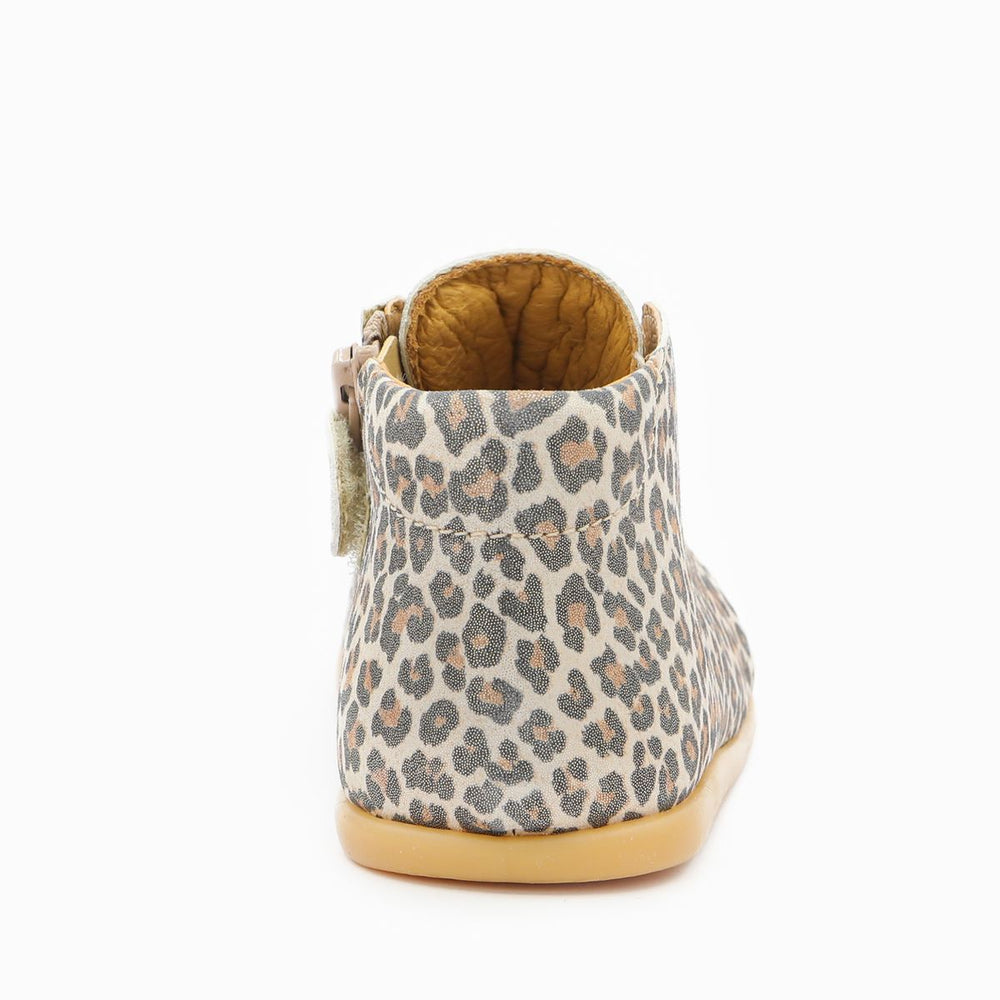 Babybotte barefoot Fredy Zip Léopard