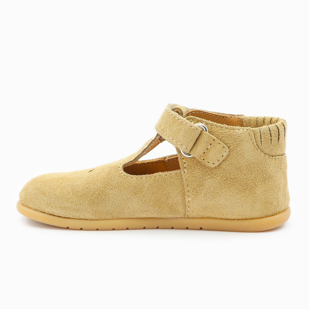 Babybotte barefoot Paris Velcros Beige