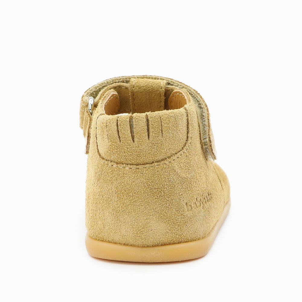 Babybotte barefoot Paris Velcros Beige