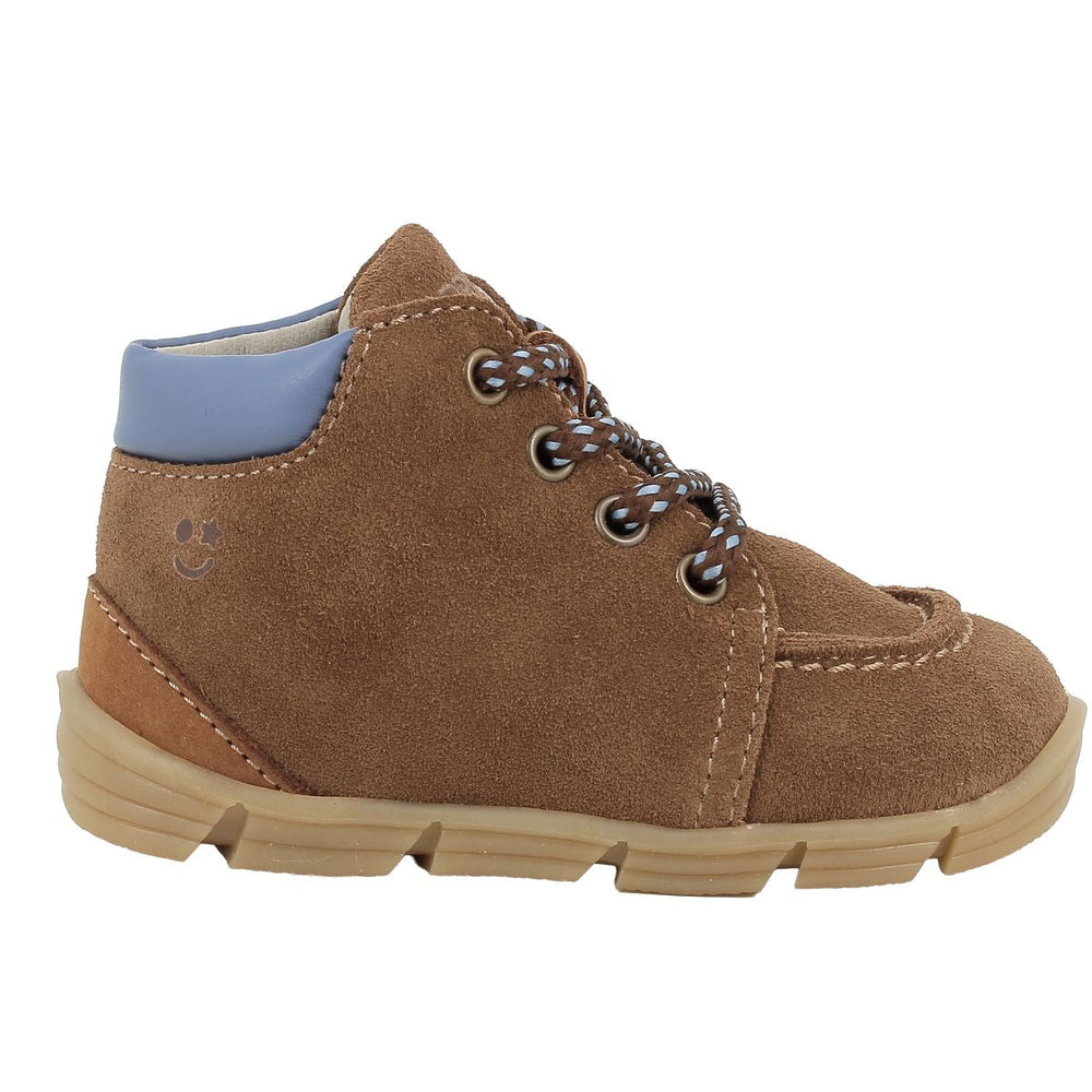 Primigi Barefoot Decon Lacets Velour Cognac