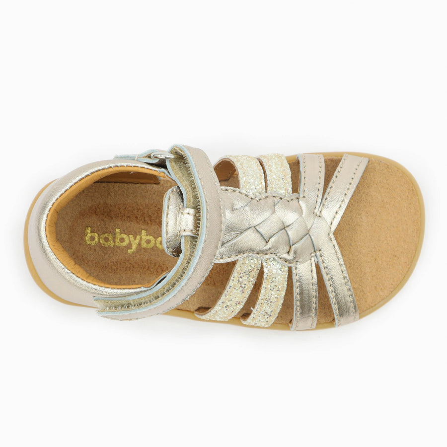 Babybotte barefoot Tourbillon Velcros Platine